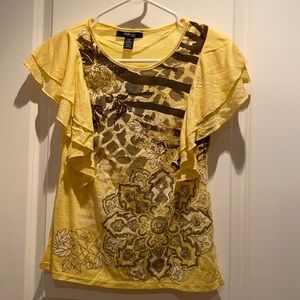 Women Flutter Sleeves Top